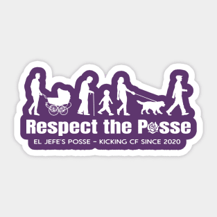 El Jefe's Posse Sticker